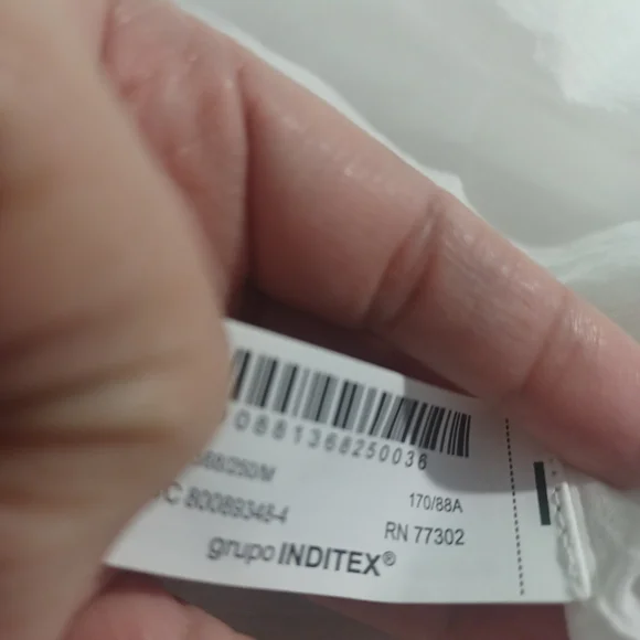 Zara White Rosette Minidress - Picture 8 of 8